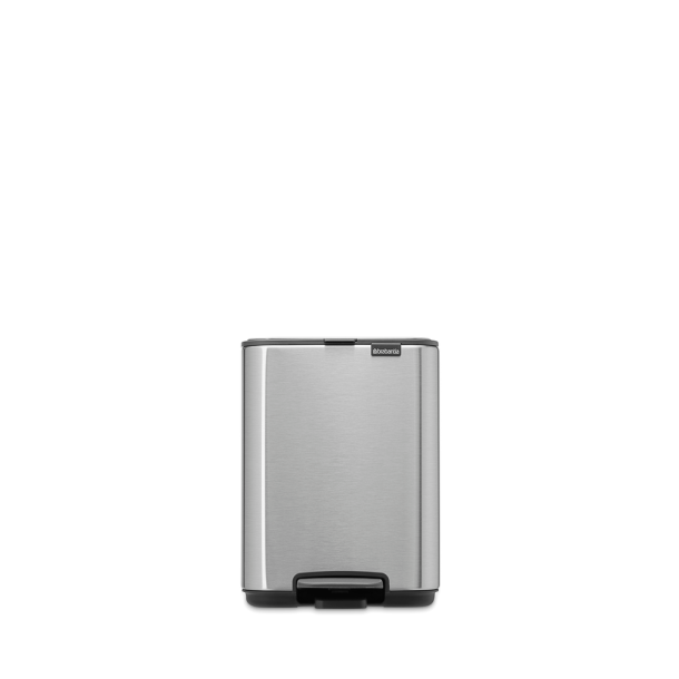 Brabantia Bo pedalspand 4 ltr. - Matt Steel Fingerprint Proof