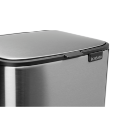 Brabantia Bo pedalspand 4 ltr. - Matt Steel Fingerprint Proof