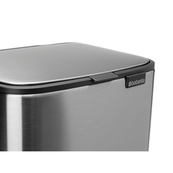 Brabantia Bo pedalspand 4 ltr. - Matt Steel Fingerprint Proof