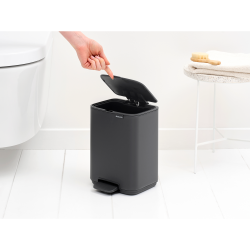 Brabantia Bo pedalspand 4 ltr. - Mineral Infinite Grey