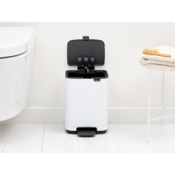 Brabantia Bo pedalspand 4 ltr. - White