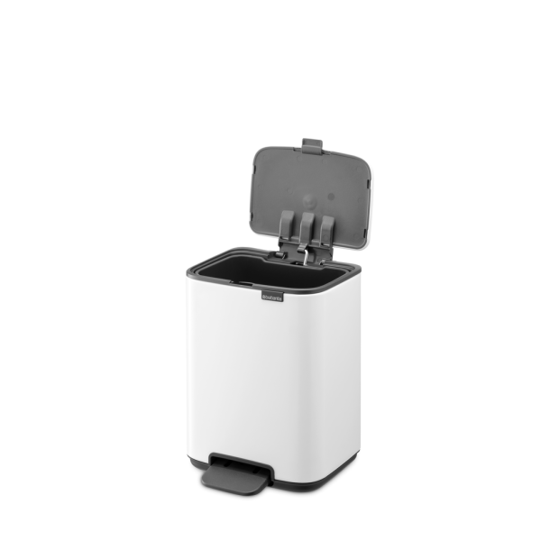 Brabantia Bo pedalspand 4 ltr. - White