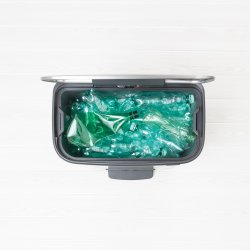 Brabantia Bo pedalspand m/1 inderspand 60 ltr.  - Matt steel / FPP