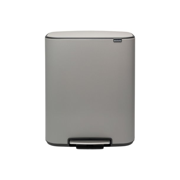 Brabantia Bo pedalspand m/1 inderspand 60 ltr.  - Mineral Concrete Grey