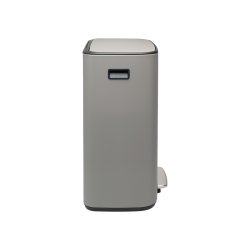 Brabantia Bo pedalspand m/1 inderspand 60 ltr.  - Mineral Concrete Grey