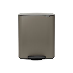 Brabantia Bo pedalspand m/1 inderspand 60 ltr.  - Platinum