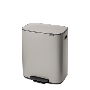 Brabantia Bo Pedalspand m/1 inderspand 60 liter  - Soft Grey