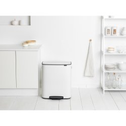 Brabantia Bo pedalspand m/1 inderspand 60 ltr.  - White