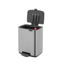 Brabantia Bo pedalspand 7 ltr. - Matt Steel Fingerprint Proof