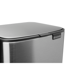 Brabantia Bo pedalspand 7 ltr. - Matt Steel Fingerprint Proof