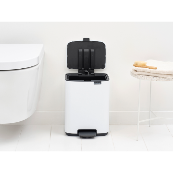 Brabantia Bo pedalspand 7 ltr. - White