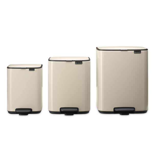 Brabantia Bo Pedalspand 12 liter - Soft Beige