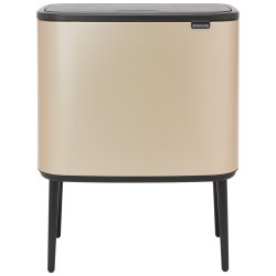 Brabantia Bo Touch Bin 11 + 23 Liter - Champagne