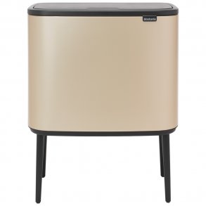 Brabantia Bo Touch Bin Affaldsspand 11 + 23 Liter - Champagne