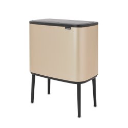 Brabantia Bo Touch Bin 11 + 23 Liter - Champagne