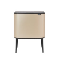 Brabantia Bo Touch Bin 11 + 23 Liter - Champagne
