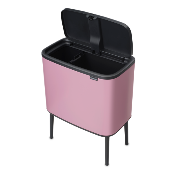 Brabantia BO Touch Bin Affaldsspand, 11+23 Liter, 2 inderspande - Lilac Pink