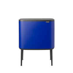 Brabantia Bo Touch Bin 11 + 23 liter - Mineral Powerful Blue