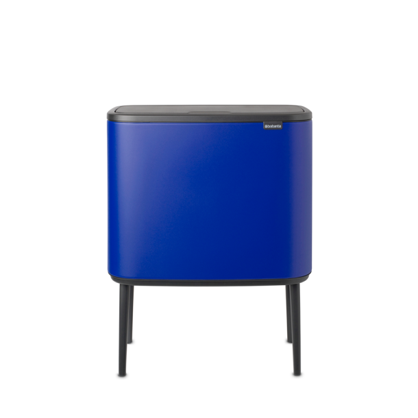 Brabantia Bo Touch Bin 11 + 23 liter - Mineral Powerful Blue