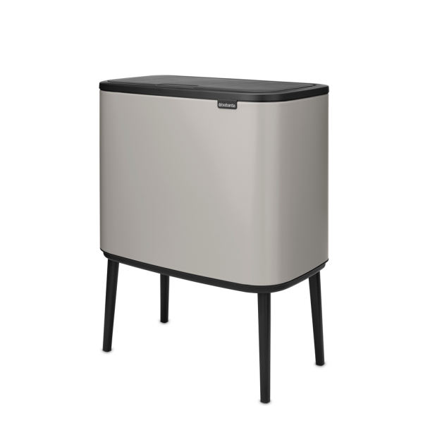Brabantia BO Touch Bin Affaldsspand, 11+23 Liter, 2 inderspande - Soft Grey