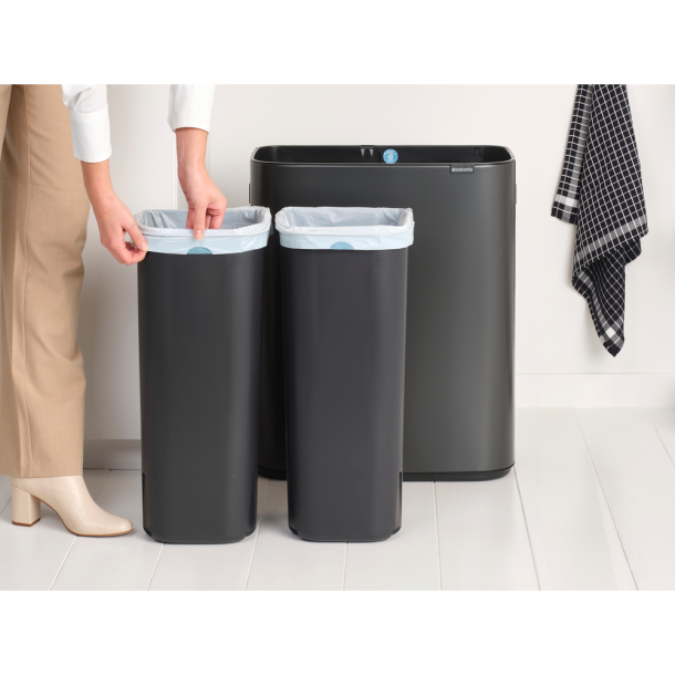 Brabantia Bo Touch Affaldsspand 2 x 30 liter - Confident Grey