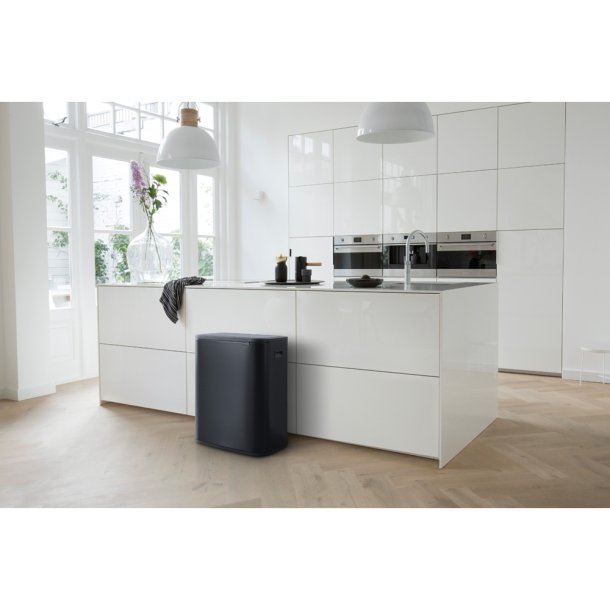 Brabantia Touch Bin Sorteringsaffaldsspand 2 x 30 Liter - Mat Sort