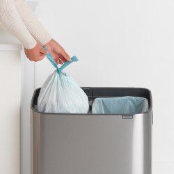 Brabantia Touch Bin Sorteringsaffaldsspand 2 x 30 Liter - Mat St�l FPP
