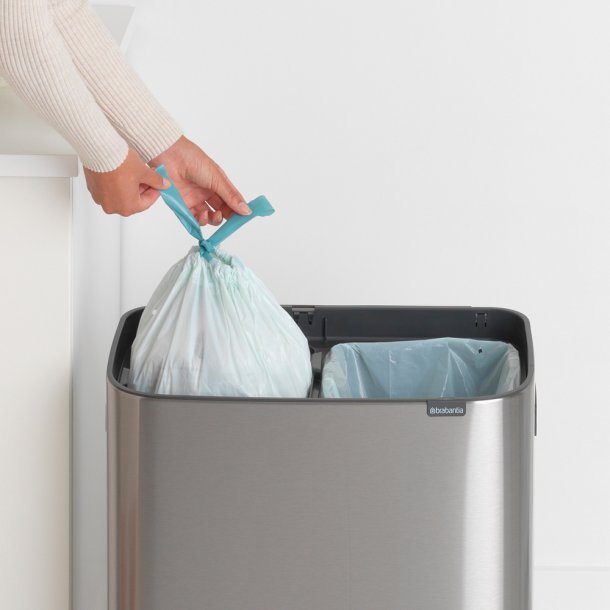 Brabantia Touch Bin Sorteringsaffaldsspand 2 x 30 Liter - Mat Stl FPP