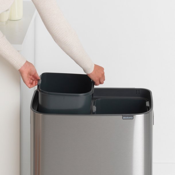 Brabantia Touch Bin Sorteringsaffaldsspand 2 x 30 Liter - Mat Stl FPP