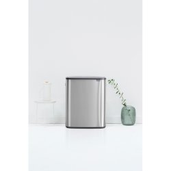 Brabantia Touch Bin Sorteringsaffaldsspand 2 x 30 Liter - Mat St�l FPP