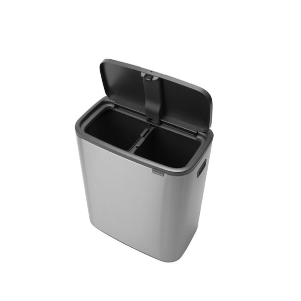 Brabantia Touch Bin Sorteringsaffaldsspand 2 x 30 Liter - Mat St�l FPP