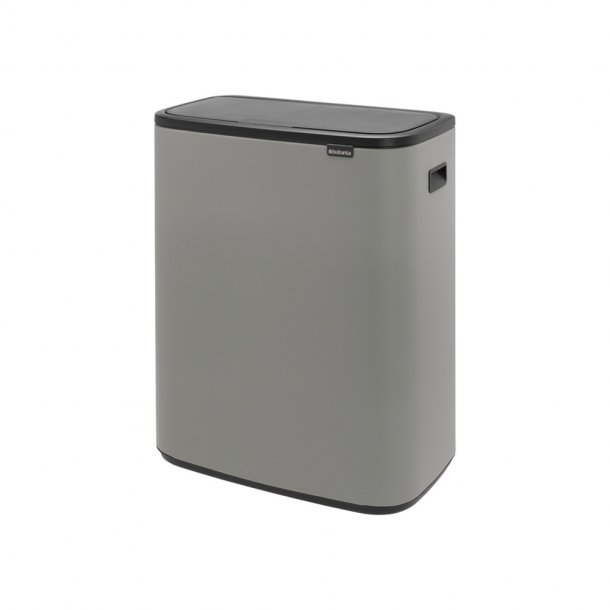 Brabantia Touch Bin 2 x 30 Liter - Mineral Concrete Grey