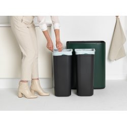 Brabantia Bo Touch Bin Affaldsspand 2 X 30 Liter - Pine Green