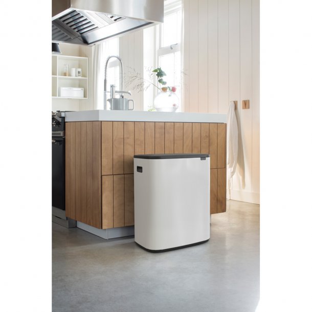Brabantia Touch Bin Sorteringsaffaldsspand 2 x 30 Liter - Hvid