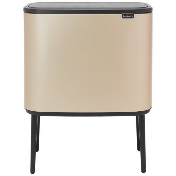 Brabantia Bo Touch Bin Affaldsspand 3 X 11 Liter - Champagne