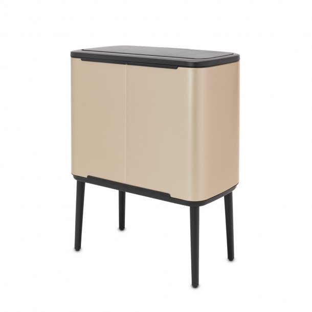 Brabantia Bo Touch Bin Affaldsspand 3 X 11 Liter - Champagne
