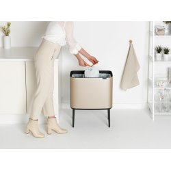 Brabantia Bo Touch Bin Affaldsspand 3 X 11 Liter - Champagne