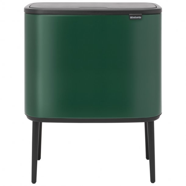 Bo Brabantia Touch Bin 3 x 11 liter - Green Pine