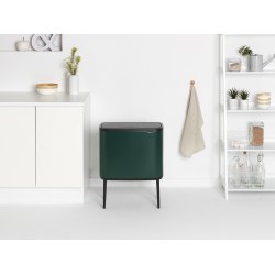 Brabantia Bo Touch Bin Affaldsspand 3 X 11 Liter - Pine Green