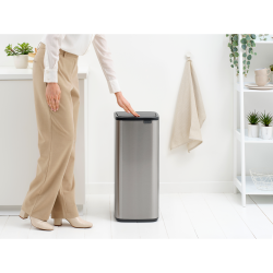 Brabantia Bo Touch bin 30 ltr. - Matt Steel Fingerprint Proof