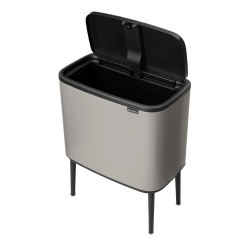 Brabantia BO Touch Bin Sorteringsaffaldsspand, 36 Liter, 1 inderspand - Soft Grey