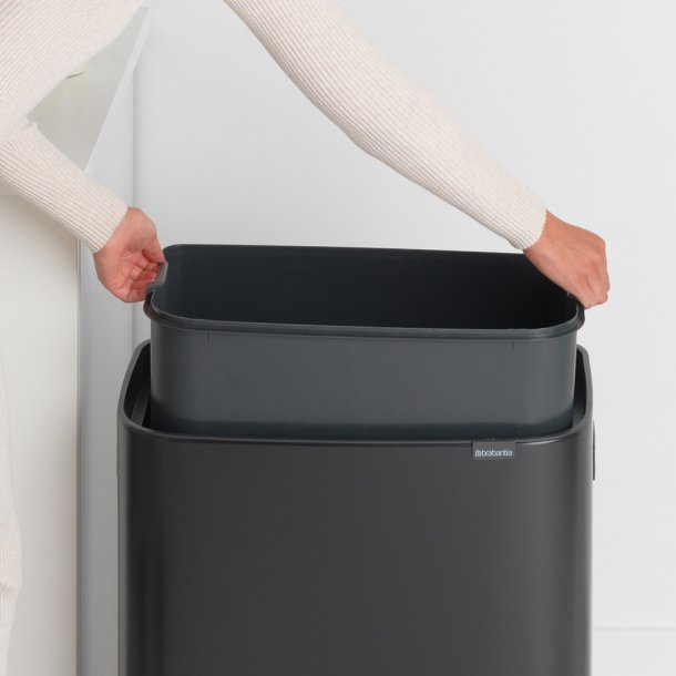 Brabantia Touch Bin 60 Liter - Mat Sort