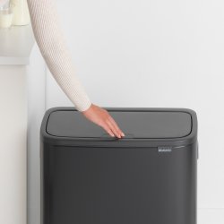 Brabantia Touch Bin 60 liter - Matt Black