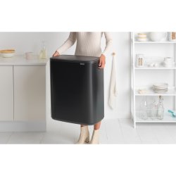 Brabantia Touch Bin 60 liter - Matt Black