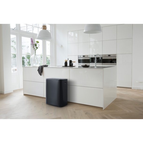 Brabantia Touch Bin 60 Liter - Mat Sort