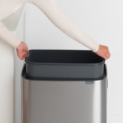 Brabantia Touch Bin 60 Liter - Mat Stl FPP