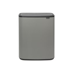 Brabantia Touch Bin 60 Liter - Mineral Concrete Grey