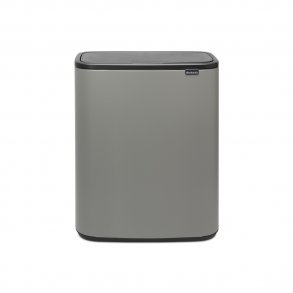 Brabantia Touch Bin 60 Liter - Mineral Concrete Grey