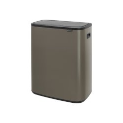 Brabantia Touch Bin 60 Liter - Platinum