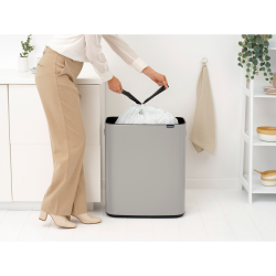 Brabantia Touch Bin 60 Liter - Soft Grey